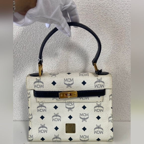 MCM Handbags - MCM Visetos White